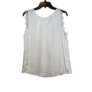NEW Vince Camuto Sleeveless Lace Trim Top Size S